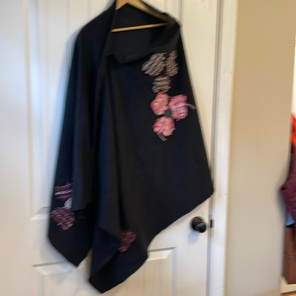 Handmade fleece Poncho